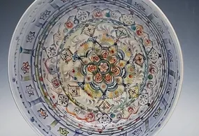 Janis Cutler-Gear, Branchville, NJ Porcelain platter