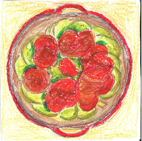 Pot with Vegetables Image for Your Plate Squared