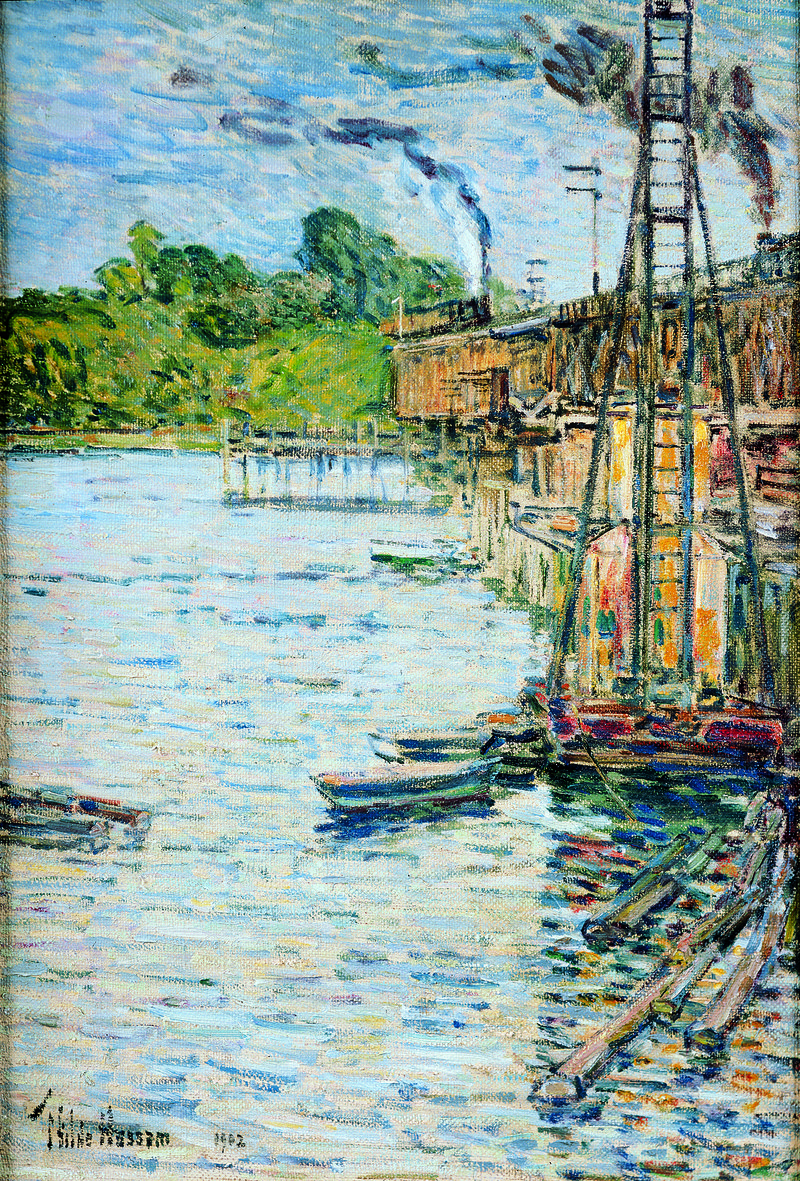 Childe Hassam, The Mill Pond, Cos Cob, 1902