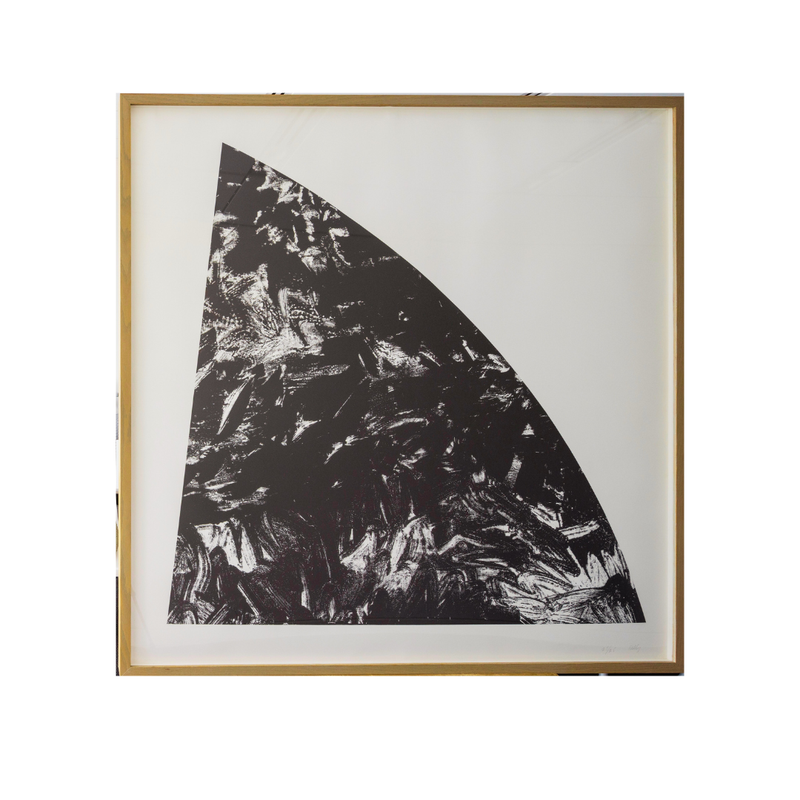 Ellsworth Kelly Baie Rouge 1983-84 Lithograph on Arches 88 paper, signed “Kelly” and numbered 25/25 in pencil Unframed: 52 x 51 in. Framed: 53 ⅜ x 52