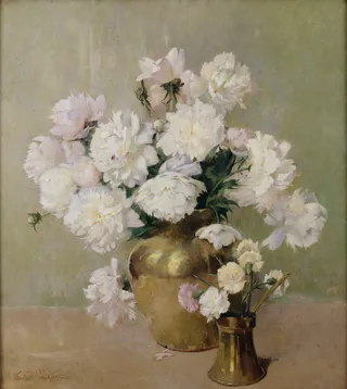 Permanent Art Collection Emil Carlsen Peonies