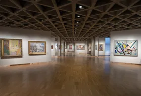 View of the modern and contemporary art galleries, Yale University Art Gallery. Photo: Jessica Smolinski