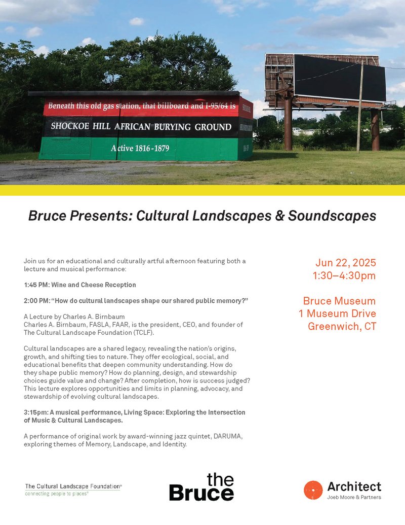 Cultural Landscapes & Soundscapes Flyer