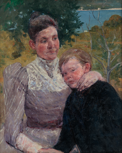 Image of Mary Cassatt's Jenny Cassatt and her Son, Gardner painting