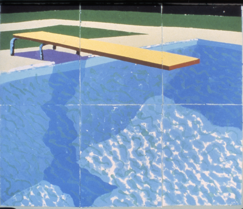 David Hockney, Diving Board with Shadow
