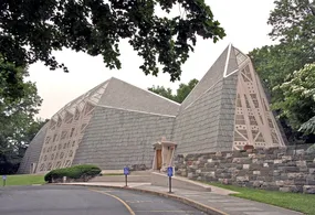 First Presbyterian Church, Sanctuary Exterior - Fish Church Silhouette- Robert Gregson 2009 IMAGE CREDIT Robert Gregson @gregson_robert