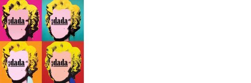 Salon Dada logo color long