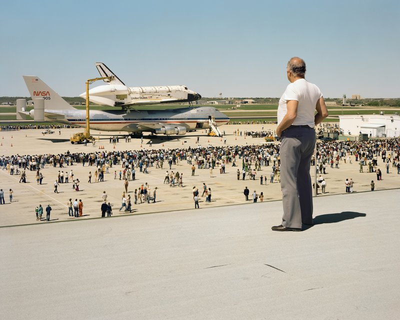 Joel Sternfeld, SpaceShuttle, ink, 48x58