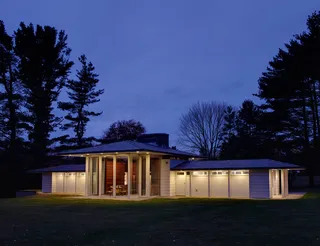 Gores Pavillion exterior night - Image by Michael Biondo