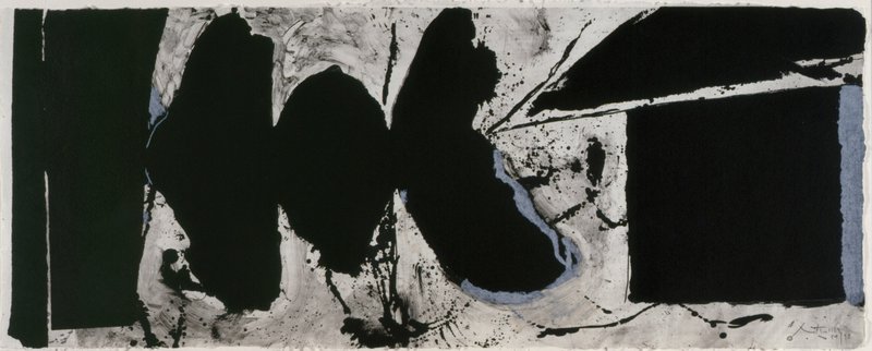 Robert Motherwell Elegy Black Black, 1983