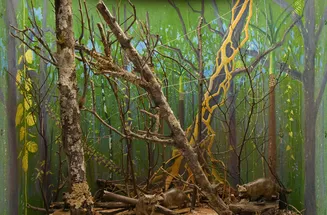Paul G. Howes (American, 1892–1984) Florida swamp miniature diorama