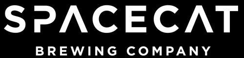 Spacecat Brewing Company Logo White