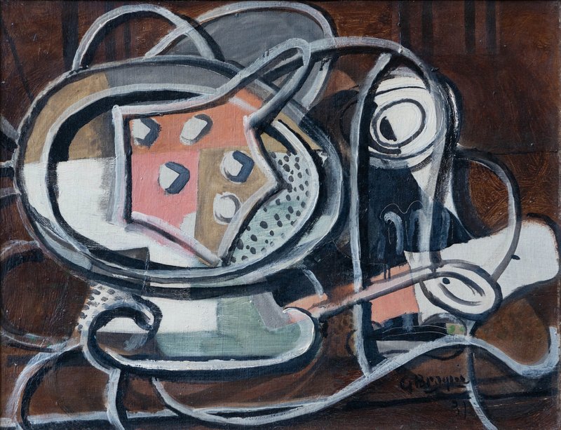 Georges Braque, Verre et compotier