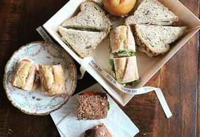 Museum Cafe assorted sandwiches