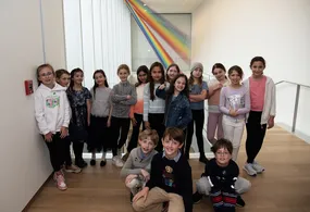 birthday party rainbow