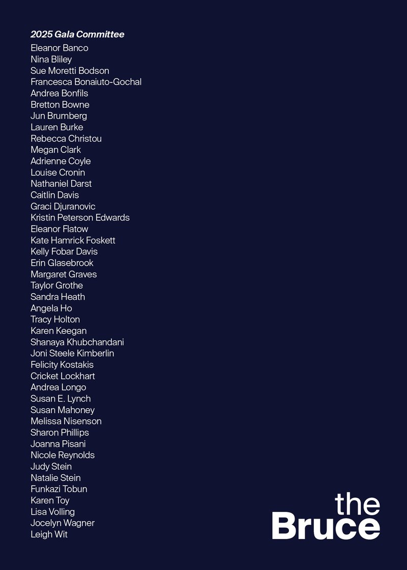 gala 25 invite Committee list