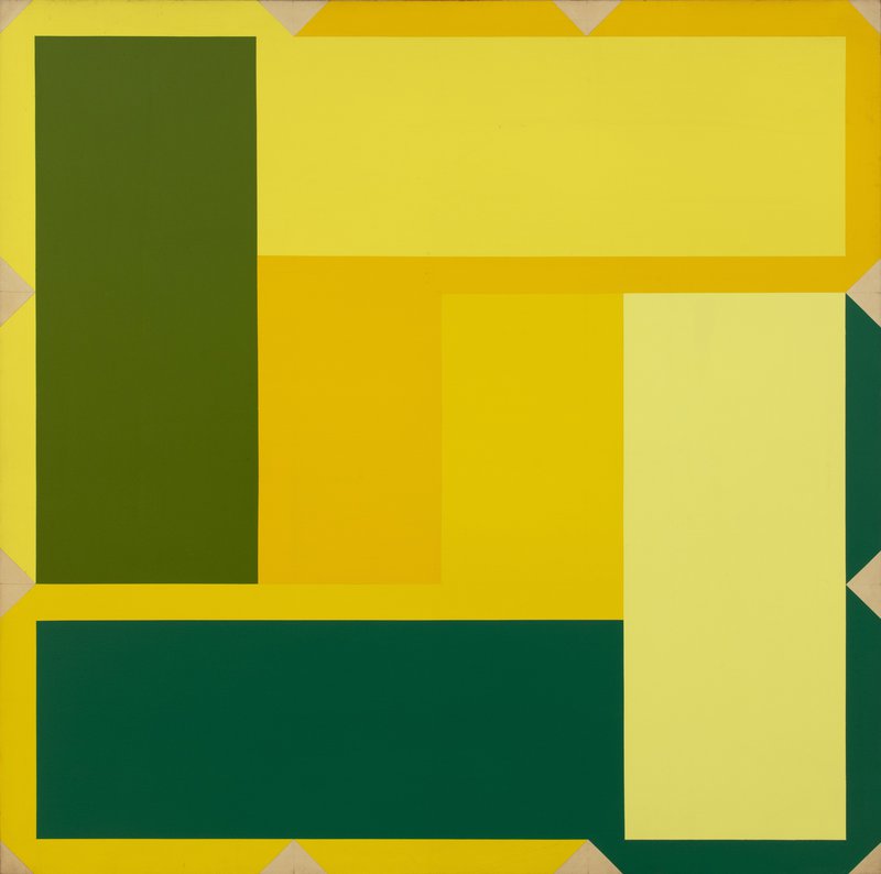 Ralph Iwamoto (American, 1927–2013)  Interlocking Yellows, 1975