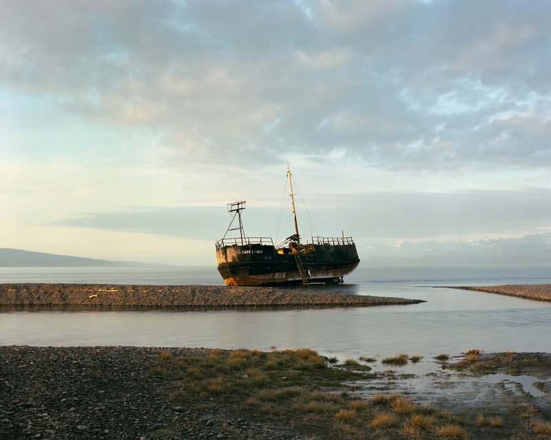 Joel Sternfeld, Abandoned Freighter, Homer, Alaska