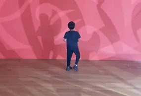 kid dancing  in Agha