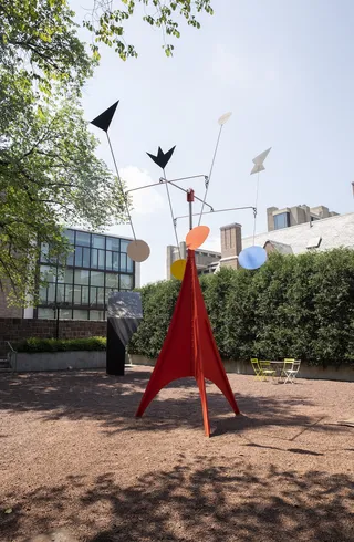 Alexander Calder (American, 1898-1976), Gallows and Lollipops 1960, Painted Steel, 231 × 158 in. (586.7 × 401.3 cm), Yale University Art Gallery