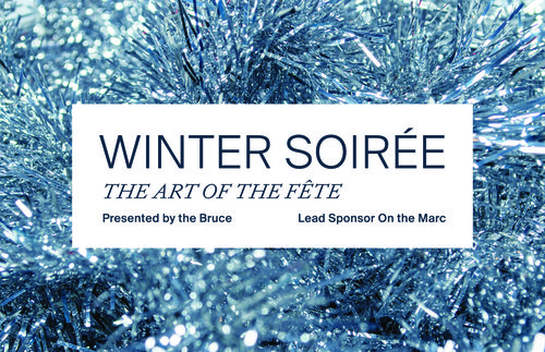 Logo for Winter Soiree with Crystal Border