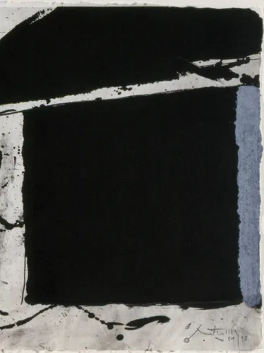 Robert Motherwell Elegy Black Black, 1983